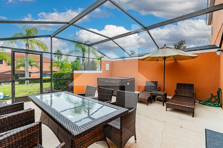 Casa de temporada em Orlando 3 quartos e Jacuzzi privativa