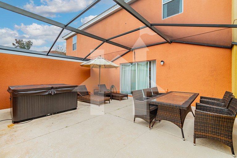 Casa de temporada em Orlando 3 quartos e Jacuzzi privativa