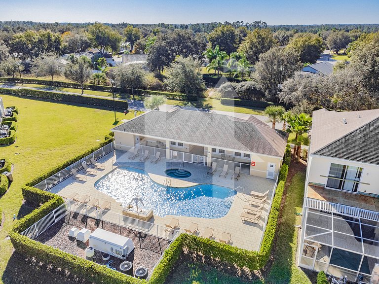 Casa em Clermont 3 Quartos com Piscina Perto da Disney
