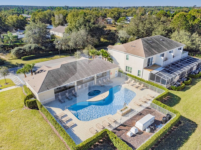 Casa em Clermont 3 Quartos com Piscina Perto da Disney