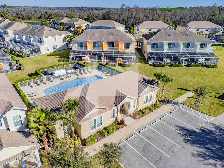 Casa em Clermont 3 Quartos com Piscina Perto da Disney