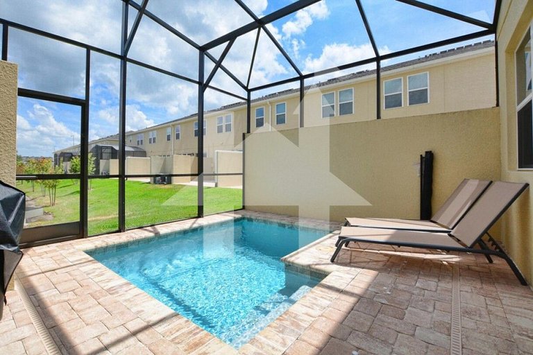 Casa de temporada em Orlando perto da Disney com Piscina