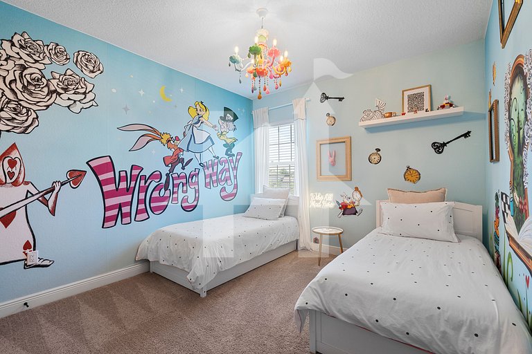 1390 Elegante casa 4Q/3.5BSala de Jogos Perto da Disney