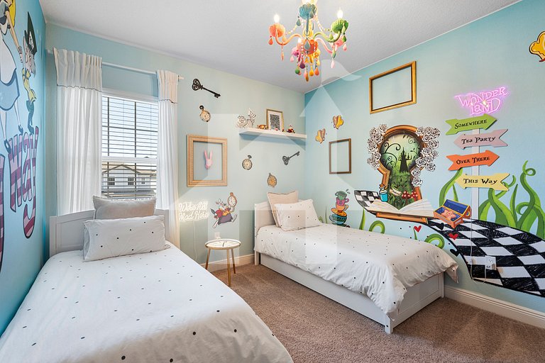 1390 Elegante casa 4Q/3.5BSala de Jogos Perto da Disney