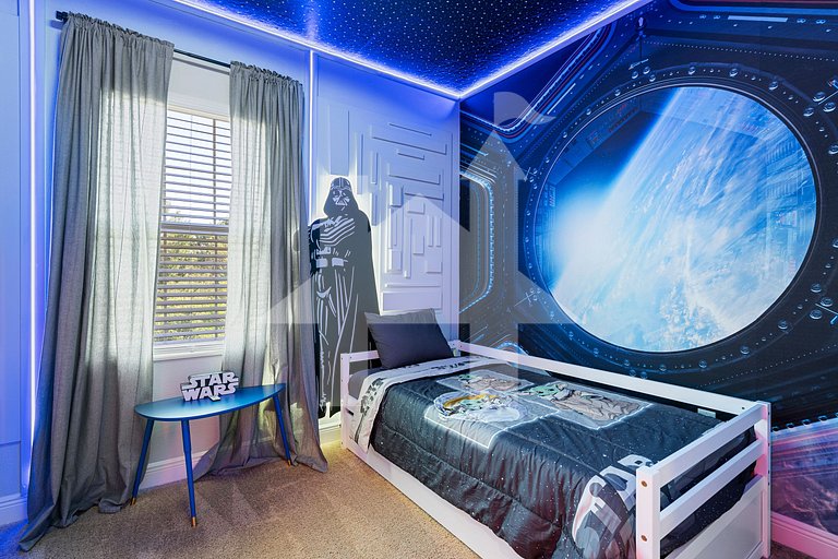 1390 Elegante casa 4Q/3.5BSala de Jogos Perto da Disney