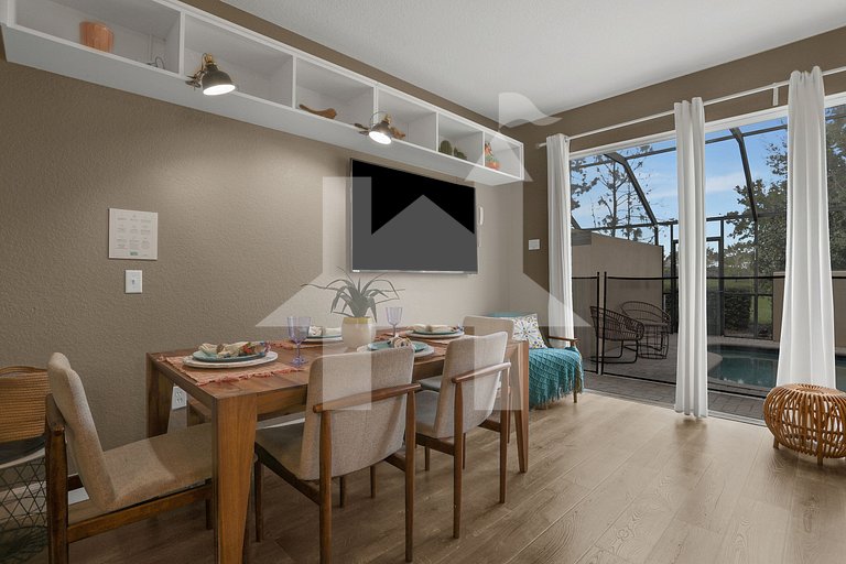 Casa 3Q Windsor Hills ☆ Piscina + Perto da Disney