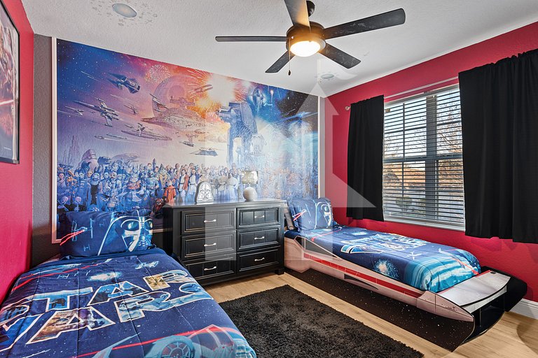 6BD/4BA | Private Pool | Avengers Game Room