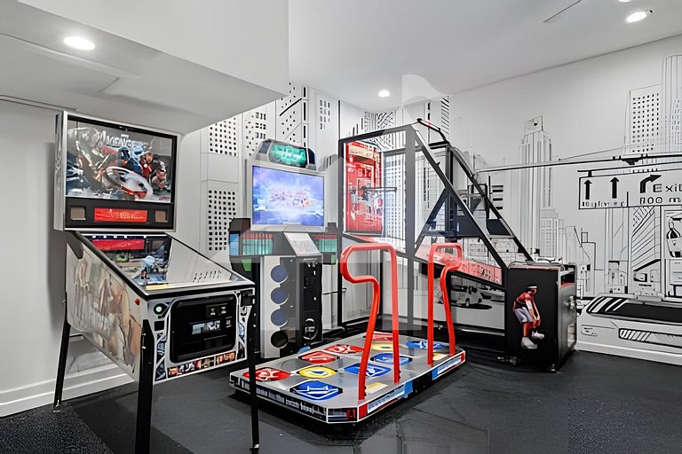 Casa Luxo 4Q c/ Piscina e Game Room Avengers