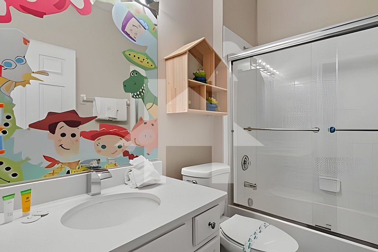 Casa Luxo 4Q c/ Piscina e Game Room Avengers