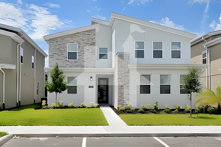 Casa 7Q perto da Disney com Piscina e Games