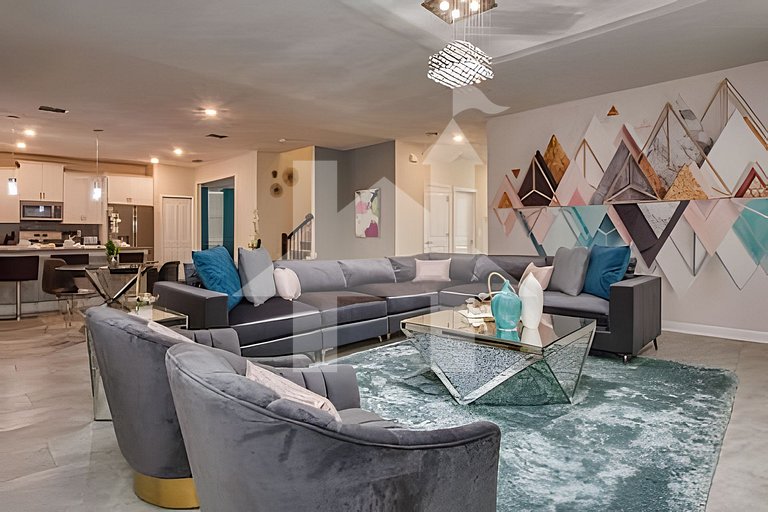 Casa 7Q perto da Disney com Piscina e Games