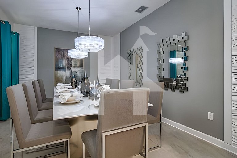 Casa 7Q perto da Disney com Piscina e Games