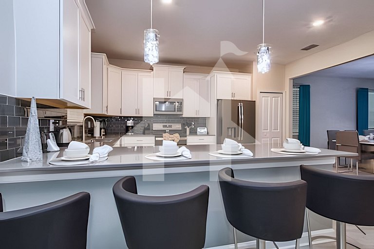 Casa 7Q perto da Disney com Piscina e Games