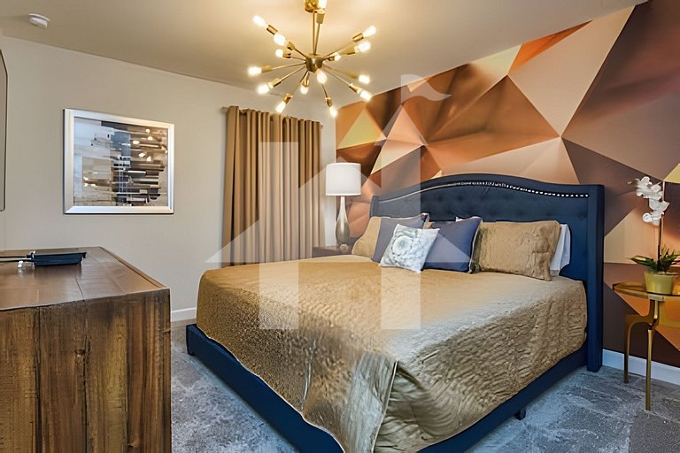 Casa 7Q perto da Disney com Piscina e Games