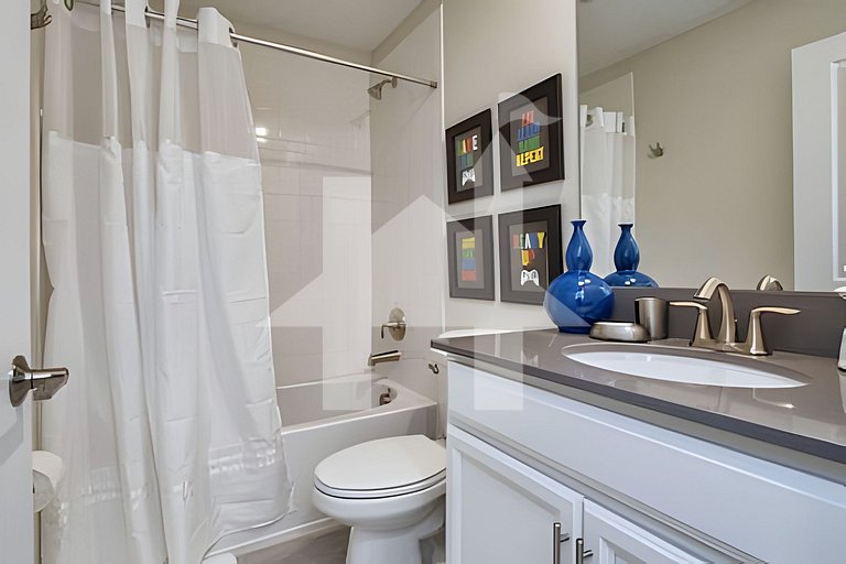 Casa 7Q perto da Disney com Piscina e Games