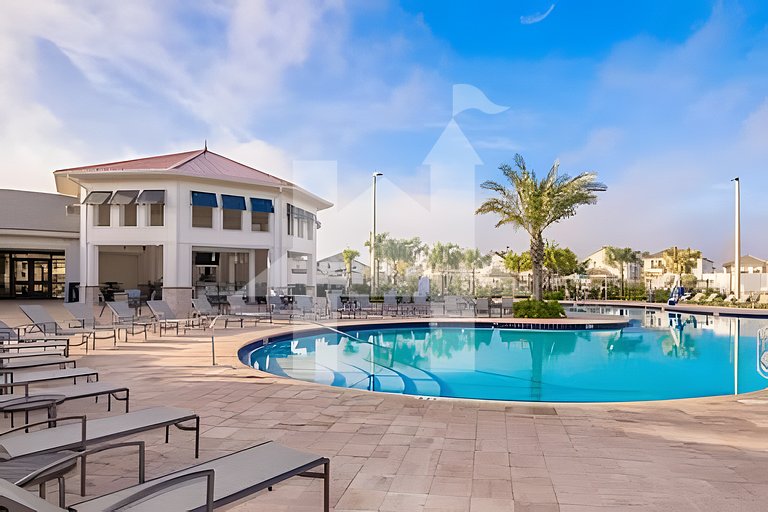 Casa 7Q perto da Disney com Piscina e Games