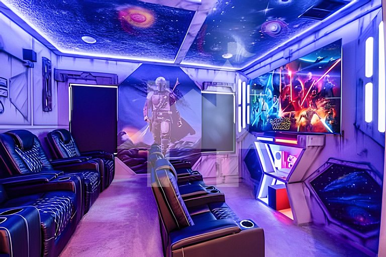 59546Q Cinema, Game Room e Spa Privado - 18 hóspedes