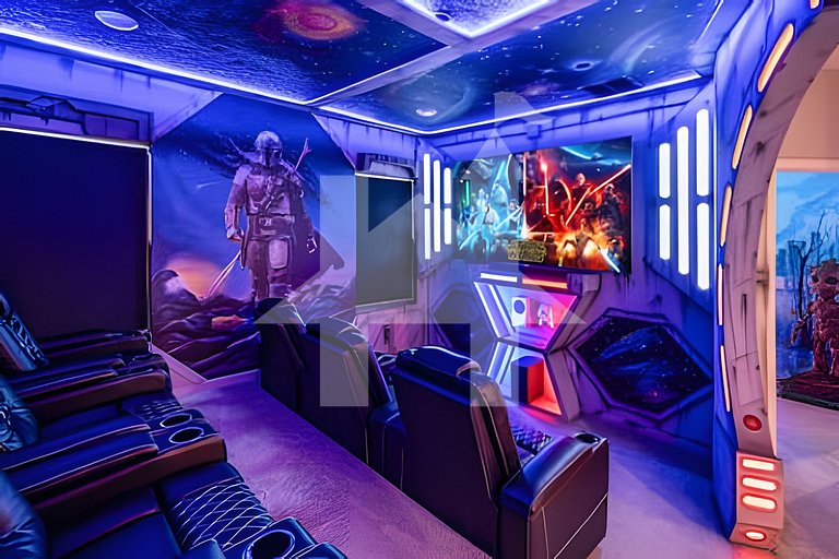 59546Q Cinema, Game Room e Spa Privado - 18 hóspedes