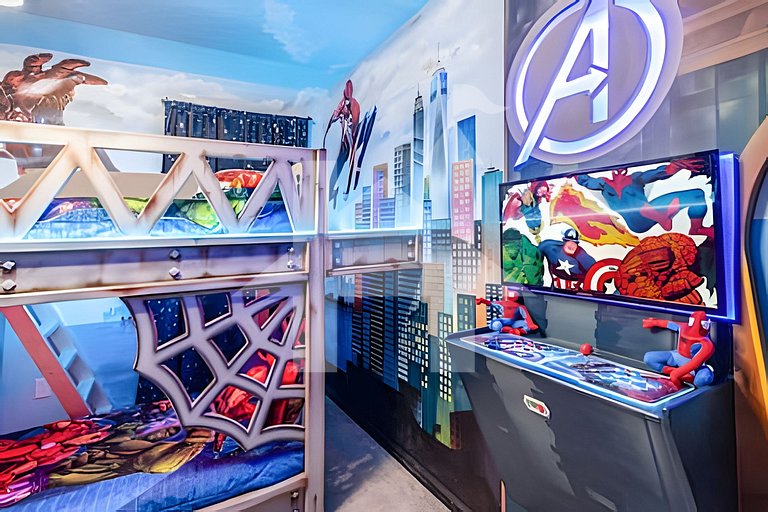 59546Q Cinema, Game Room e Spa Privado - 18 hóspedes