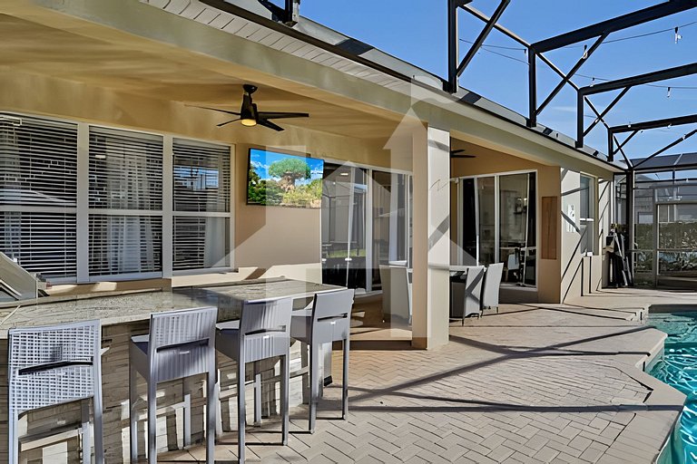 Luxo 5Q Windsor Hills c/ Piscina e Game Room
