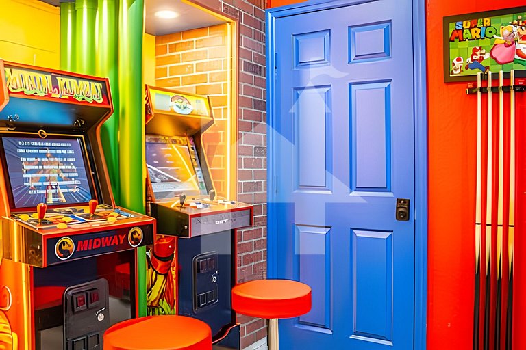 Windsor Hills 4Q c Piscina + Game Room Mario