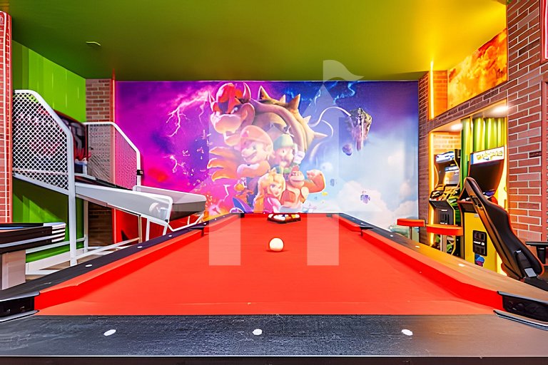 Windsor Hills 4BR Pool Home + Mario Game Room