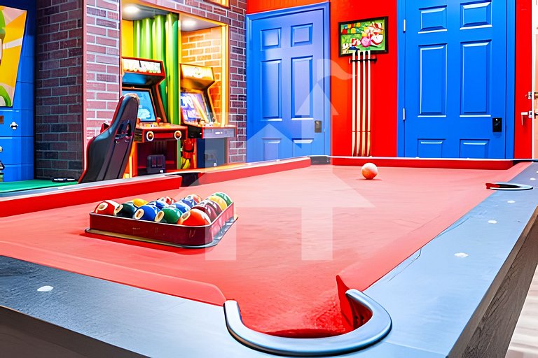 Windsor Hills 4BR Pool Home + Mario Game Room