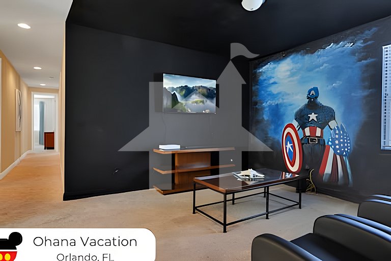 Casa 8Q c/ Piscina e Spa — Perto da Disney