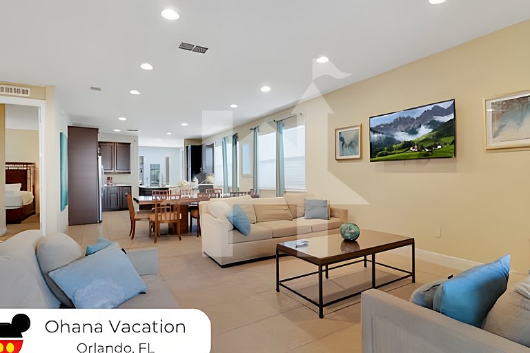 Casa 8Q c/ Piscina e Spa — Perto da Disney