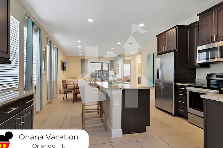 Casa 8Q c/ Piscina e Spa — Perto da Disney