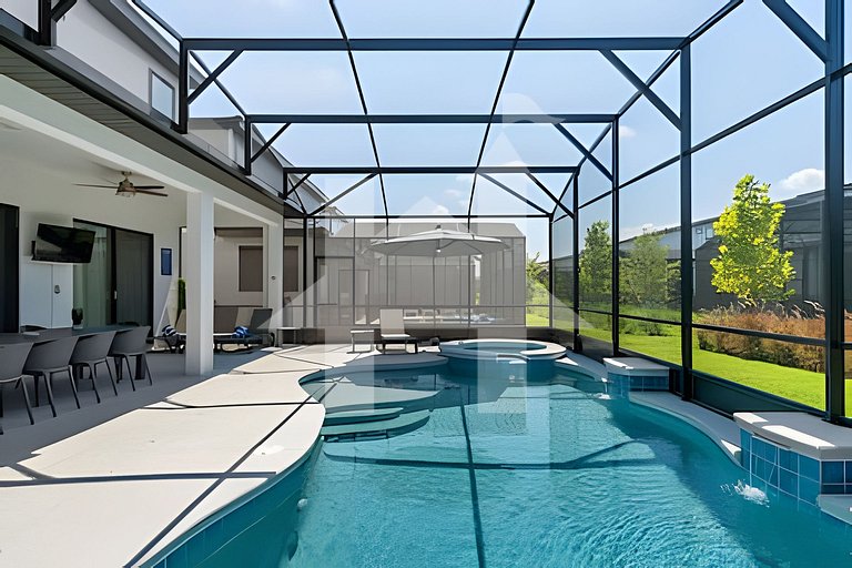Luxury 6BR near Universal, Pool, Spa & Game Room