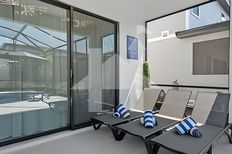 Luxuosa casa 6Q | perto da Disney, piscina priv.