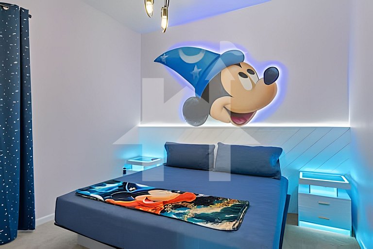 Luxuosa casa 6Q | perto da Disney, piscina priv.