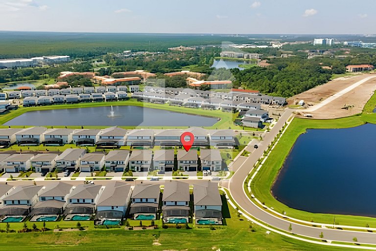 Luxuosa casa 6Q | perto da Disney, piscina priv.