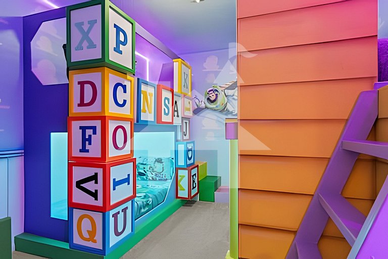 Luxuosa casa 6Q | perto da Disney, piscina priv.
