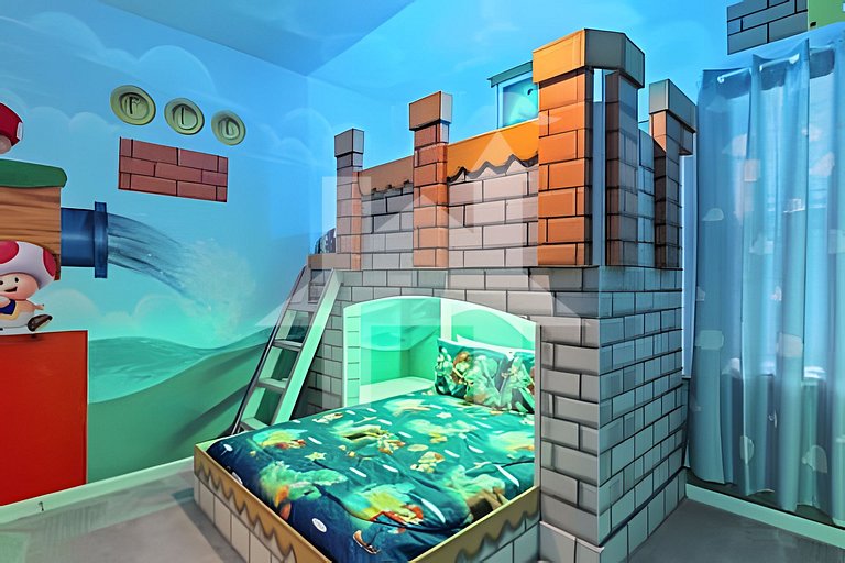 Casa 6Q Luxo c/ Piscina, Game Room e Cinema