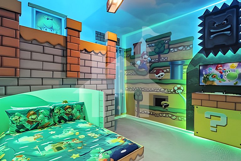 Casa 6Q Luxo c/ Piscina, Game Room e Cinema