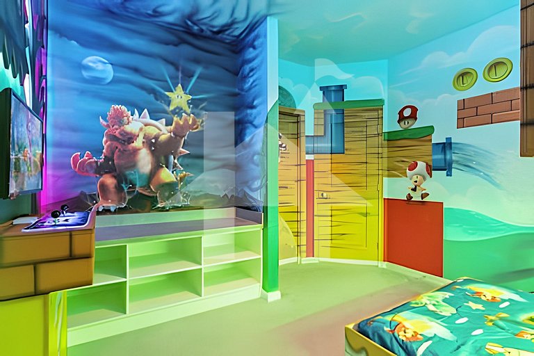 Casa 6Q Luxo c/ Piscina, Game Room e Cinema