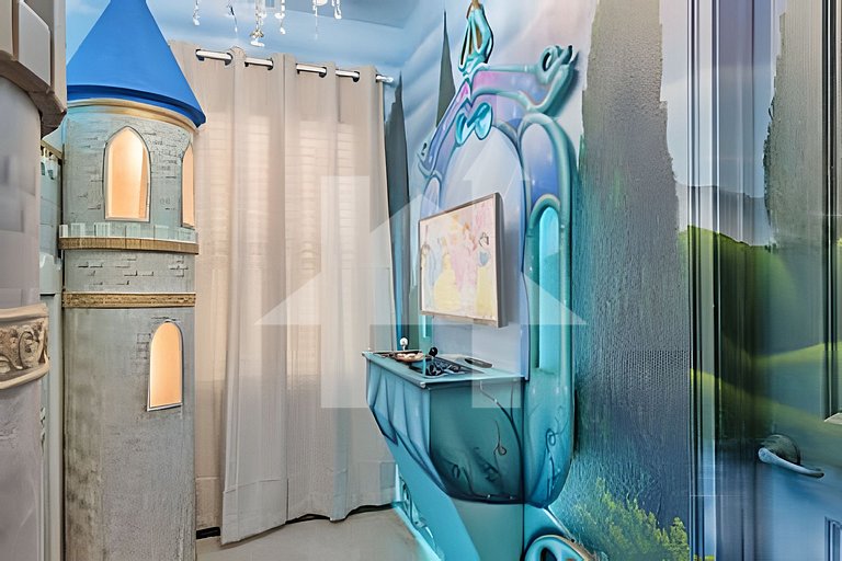 Casa 6Q Luxo c/ Piscina, Game Room e Cinema