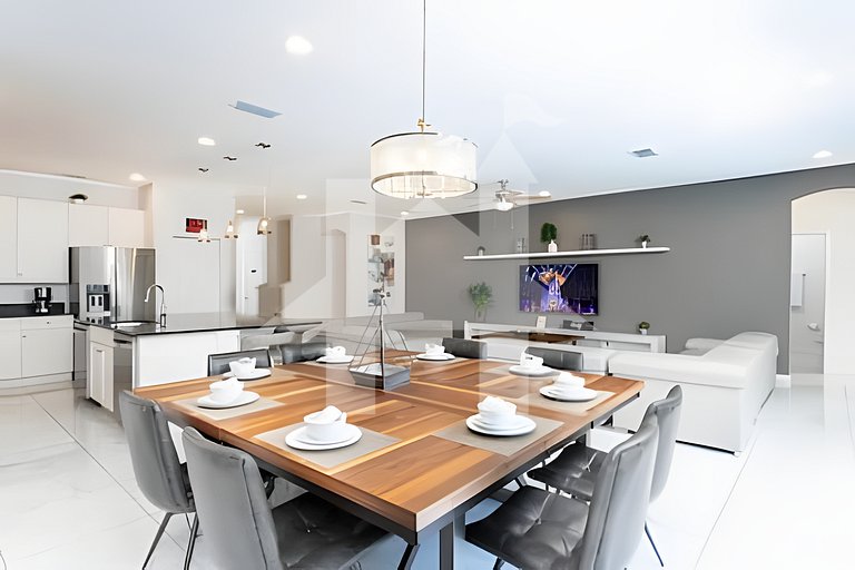 Casa de Férias Perto da Disney - 9 Quartos