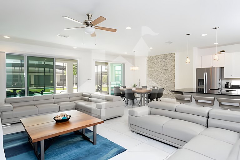 Casa de Férias Perto da Disney - 9 Quartos