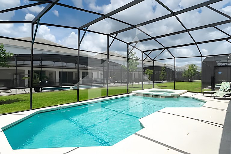 Casa de Férias Perto da Disney - 9 Quartos