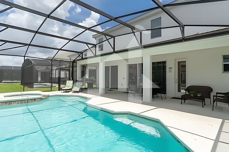 Casa de Férias Perto da Disney - 9 Quartos