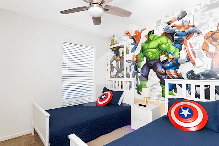 Disney 4BR Home + Pool & Themed Bedrooms
