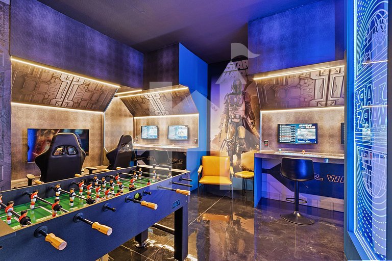 2532-Luxuosa Casa 6Q/4B Sala de Jogos