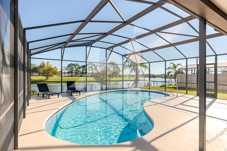3Q/2B Vista para o Lago c/piscina | 10min->Disney