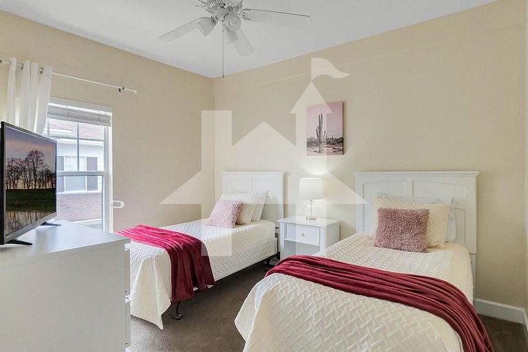 Casa 4Q + Sala de Jogos – 15 min da Disney