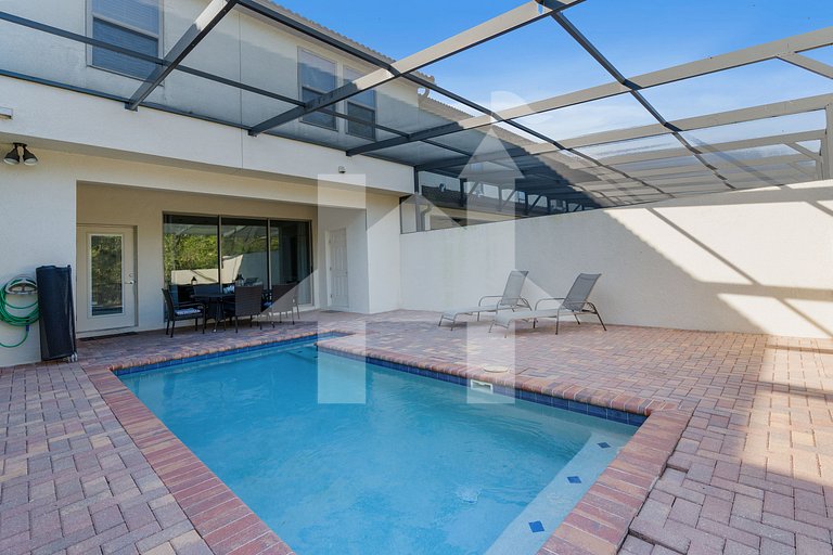 8863- 5BD Home w/ Themed Rooms &Private Pool near Disney