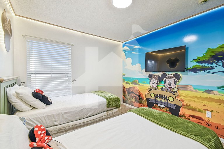 990- Casa c/ Piscina Privativa e Game Room - Perto da Disney