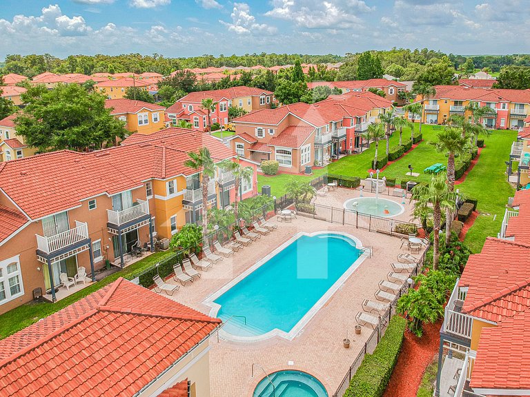 990- Casa c/ Piscina Privativa e Game Room - Perto da Disney
